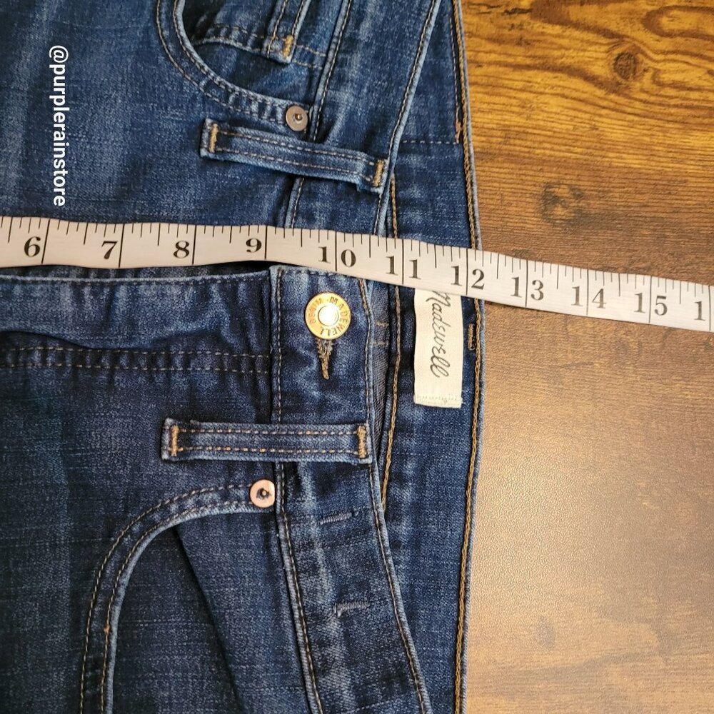 Madewell Jeans 28 Skinny 10" High Rise Hayes Wash F4684 Tummy Control Stretch - Picture 10 of 12